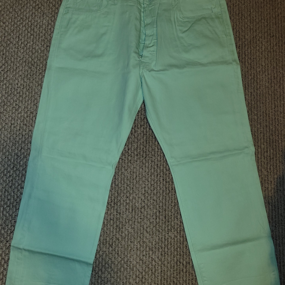 Mint Green Casual Pants